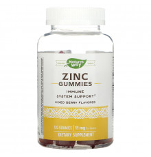 Nature's Way, Zinc Gummies, Mixed Berry , 11 mg, 120 Gummies