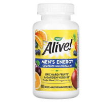 Nature's Way, Alive! Men's Energy Complete Multivitamin, 100 mg, 130 Tablets