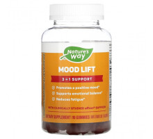 Имбирь и куркума Nature's Way, Mood Lift, арбуз, 90 жевательных таблеток