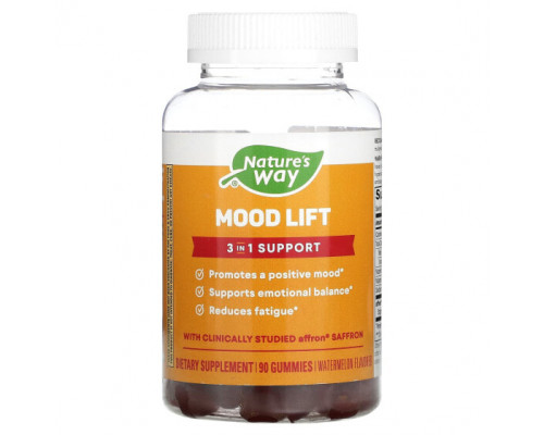 Имбирь и куркума Nature's Way, Mood Lift, арбуз, 90 жевательных таблеток Имбирь и куркума Nature's Way, Mood Lift, арбуз, 90 жевательных таблеток