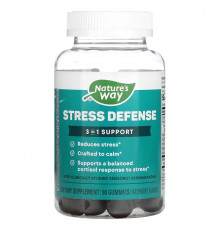Nature's Way, Stress Defense, Raspberry, 90 Gummies