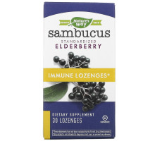 Nature's Way, Sambucus Immune, Elderberry, Standardized , 30 Lozenges