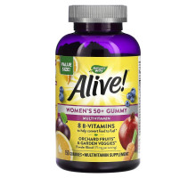 Nature's Way, Alive! Women's 50+ Gummy Multivitamin, Mixed Berry, 150 Gummies