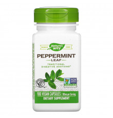 Nature's Way, Peppermint Leaf, 350 mg , 100 Vegetarian Capsules