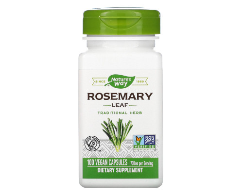 Nature's Way, Rosemary Leaf , 350 mg, 100 Vegetarian Capsules