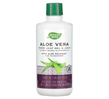 Nature's Way, Aloe Vera, Inner Leaf Gel & Juice with Aloe Polymax, Wild Berry, 33.8 fl oz (1 Liter)