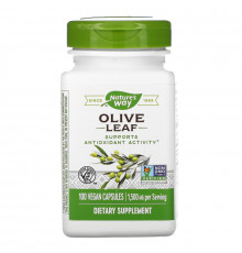 Nature's Way, Olive Leaf, 500 mg , 100 Vegetarian Capsules