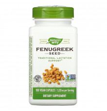 Nature's Way, Fenugreek Seed, 610 mg, 180 Vegetarian Capsules