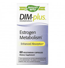 Nature's Way, DIM-Plus, Estrogen Metabolism, 60 Vegetarian Capsules