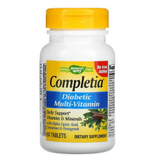 Nature's Way, Completia, Diabetic Multi-Vitamin, 60 Tablets