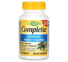 Nature's Way, Completia, Diabetic Multi-Vitamin, 90 Tablets