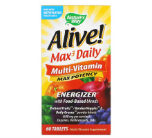 Nature's Way, Alive! Max3 Daily Multi-Vitamin, 60 Tablets