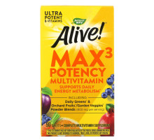 Nature's Way, Живой! Max3 Daily, мультивитамины, 90 таблеток
