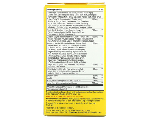 Nature's Way, Alive! Max3 Daily, Multi-Vitamin, No Added Iron, 90 Tablets Nature's Way, Alive! Max3 Daily, Multi-Vitamin, No Added Iron, 90 Tablets