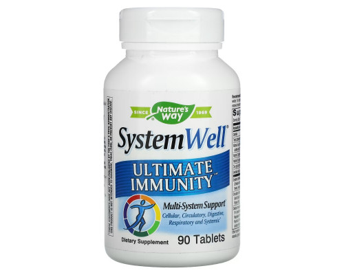 Nature's Way, System Well, максимальный иммунитет, 90 таблеток Nature's Way, System Well, максимальный иммунитет, 90 таблеток