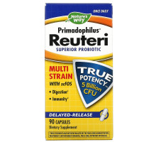 Nature's Way, Primadophilus Reuteri, улучшенный пробиотик, 90 Veggie Caps