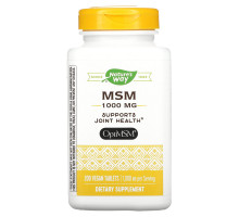 Nature's Way, MSM, Pure OptiMSM, 1000 мг, 200 таблеток