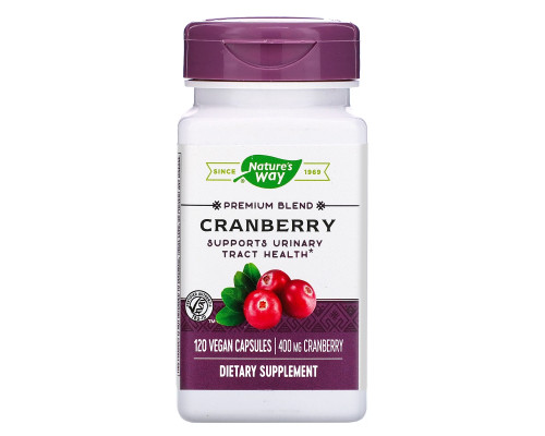Nature's Way, Cranberry, Standardized, 120 Vegetarian Capsules Nature's Way, Cranberry, Standardized, 120 Vegetarian Capsules