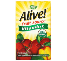 Nature's Way, Alive!, из фруктов, витамин C, порошковая смесь для приготовления напитка, 4,23 унц. (120 г)