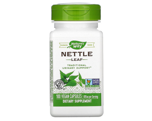 Nature's Way, Nettle Leaf, 435 мг, 100 капсул Nature's Way, Nettle Leaf, 435 мг, 100 капсул
