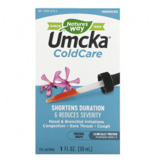 От гриппа и простуды Nature's Way, Umcka, ColdCare, оригинальные капли, 30 мл (1 жидк. Унция)