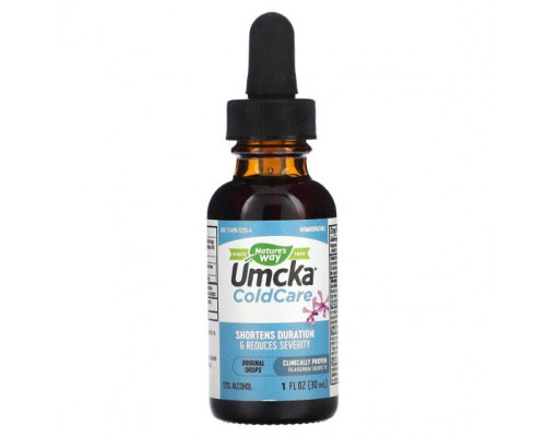 От гриппа и простуды Nature's Way, Umcka, ColdCare, оригинальные капли, 30 мл (1 жидк. Унция) От гриппа и простуды Nature's Way, Umcka, ColdCare, оригинальные капли, 30 мл (1 жидк. Унция)