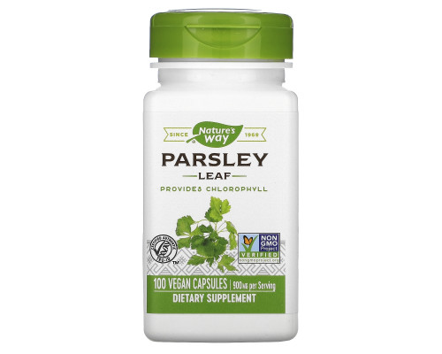 Nature's Way, Parsley Leaf, 450 mg, 100 Vegetarian Capsules