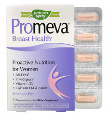 Nature's Way, Promeva, Breast Health, 30 Vegetarian Capsules