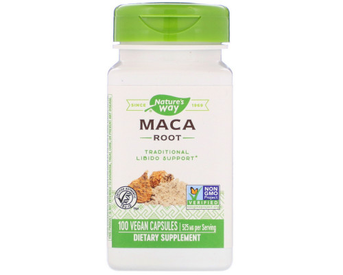 Nature's Way, Maca Root, 525 mg, 100 Vegetarian Capsules Nature's Way, Maca Root, 525 mg, 100 Vegetarian Capsules