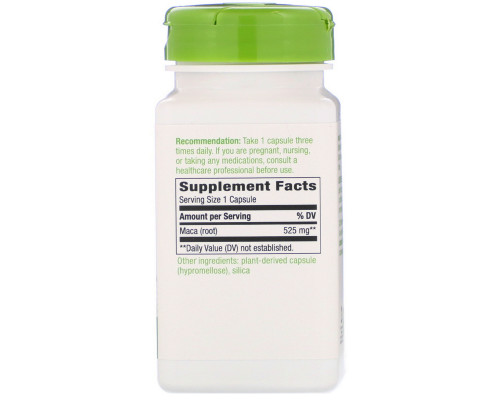 Nature's Way, Maca Root, 525 mg, 100 Vegetarian Capsules Nature's Way, Maca Root, 525 mg, 100 Vegetarian Capsules