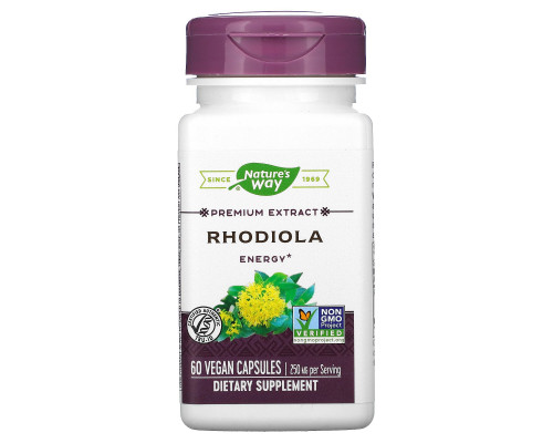Nature's Way, Rhodiola, Standardized, 60 Veg. Capsules Nature's Way, Rhodiola, Standardized, 60 Veg. Capsules