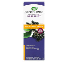 Nature's Way, Sambucus, стандартизированный экстракт бузины, без сахара, 8 жидких унций (240 мл)