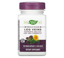 Nature's Way, Leg Veins, Premium Blend, 120 Vegan Capsules