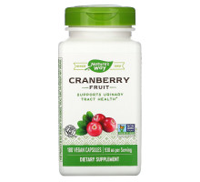 Nature's Way, Cranberry Fruit, 465 mg, 180 Vegetarian Capsules