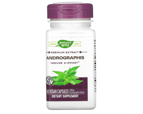 Nature's Way, Andrographis, Standardized, 60 Veg. Capsules Nature's Way, Andrographis, Standardized, 60 Veg. Capsules