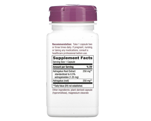 Nature's Way, Astragalus, Standardized, 60 Veg. Capsules Nature's Way, Astragalus, Standardized, 60 Veg. Capsules