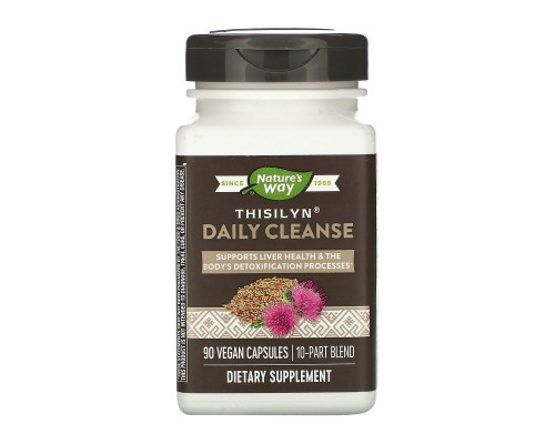 Nature's Way, Thisilyn, Ежедневное очищение, 90 капсул Nature's Way, Thisilyn, Ежедневное очищение, 90 капсул
