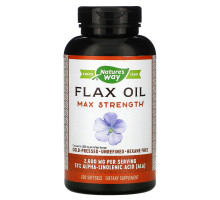 Nature's Way, EFAGold, Flax Oil, Max Strength, 1,300 mg, 200 Softgels