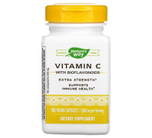 Nature's Way, Vitamin C With Bioflavonoids, Extra Strength, 1,000 mg, 100 Vegan Capsules