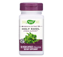 Nature's Way, Holy Basil, Standardized, 60 Vegetarian Capsules