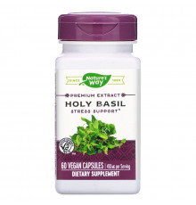 Nature's Way, Holy Basil, Standardized, 60 Vegetarian Capsules