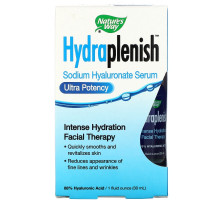 Nature's Way, Hydraplenish, натуральная гиалуроновая сыворотка, сверхвысокая эффективность, 1 ж. унц. (30 мл)