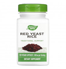 Nature's Way, Red Yeast Rice, 600 mg, 120 Vegan Capsules