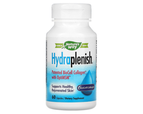 Nature's Way, Hydraplenish, 60 капсул (без желатина)