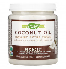 Nature's Way, Organic Coconut Oil, Extra Virgin, 32 oz (907 g)