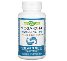Nature's Way, EfaGold, Мега-DHA, 1000 мг, 60 капсул