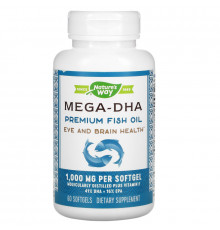 Nature's Way, EfaGold, Мега-DHA, 1000 мг, 60 капсул