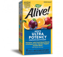 Nature's Way Alive! Men's Ultra Potency Complete Multivitamin Комплекс мультивитонамиов для мужчин 60 таблеток