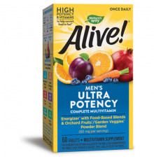 Nature's Way Alive! Men's Ultra Potency Complete Multivitamin Комплекс мультивитонамиов для мужчин 60 таблеток
