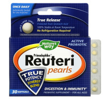 Nature's Way, Primadophilus Reuteri Pearls, 30 Softgels